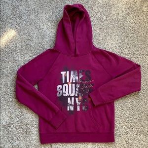 American Eagle Outfitters Maroon NYC Hoodie